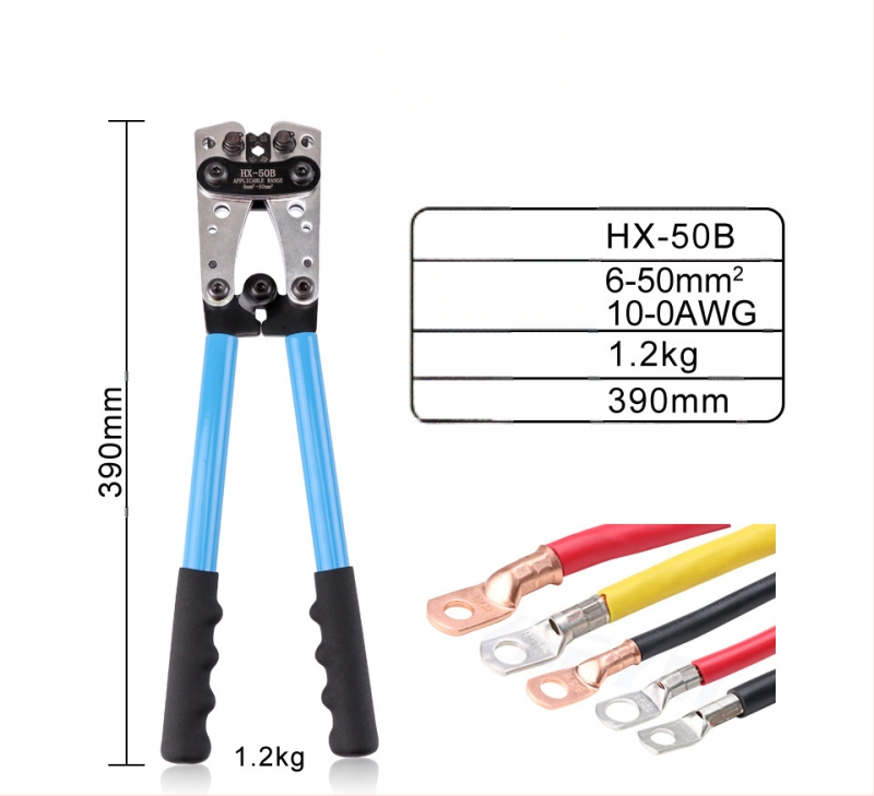 Terminalių krimpsavimo replės, Tershun, aukštos anglies plienas, 300 g