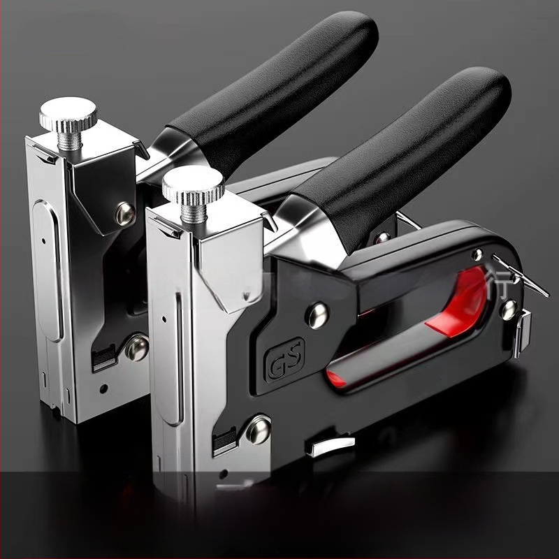 Ръчна пушка за пирони – за дърво и мебели, кодова серия; 100 връзки, 1000 пирона на кутия