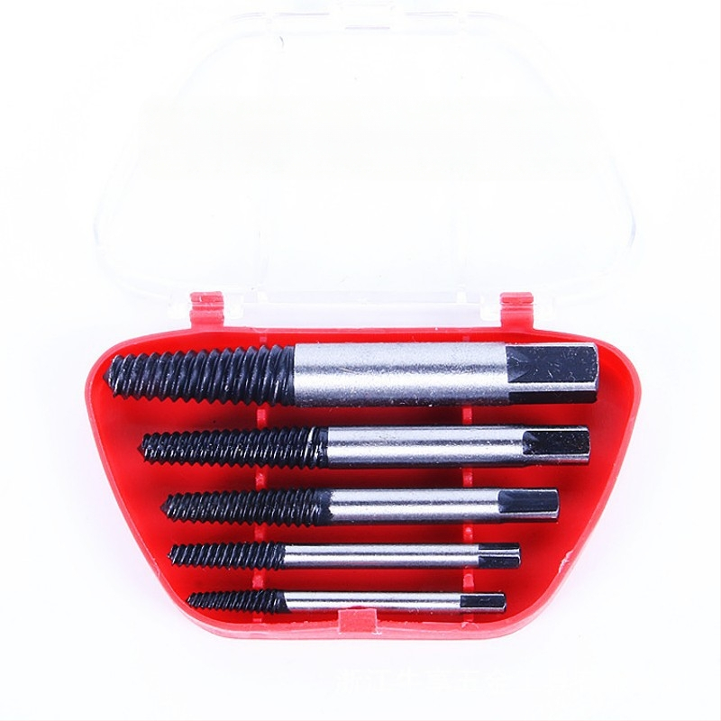 5-частен комплект за извличане на счупени винтове