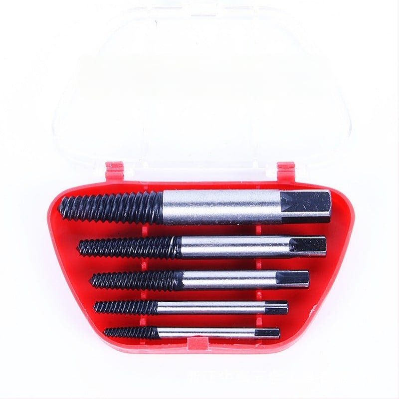 5-частен комплект за извличане на счупени винтове