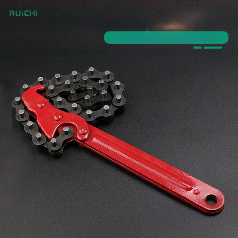 Регулируем ключ за филтър на масло с верижен дизайн – двупосочен, инструментална стомана