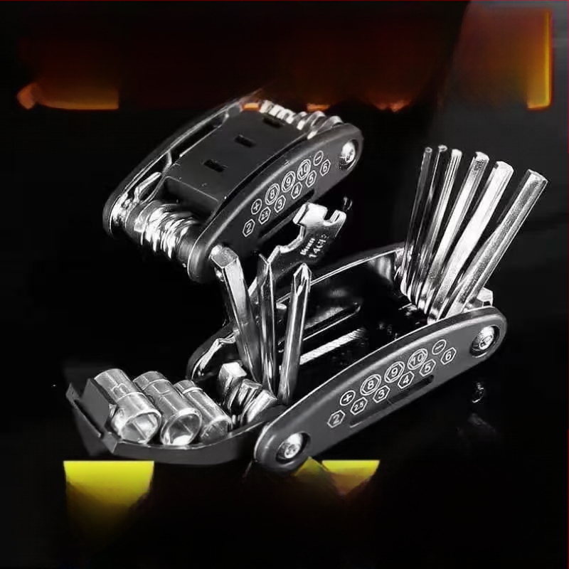 Dviračio remonto rinkinys su padangų taisymo įrankiais, kombinuotas paketas, Joy prekės ženklas, pritaikymas: Taip, medžiaga: Kita