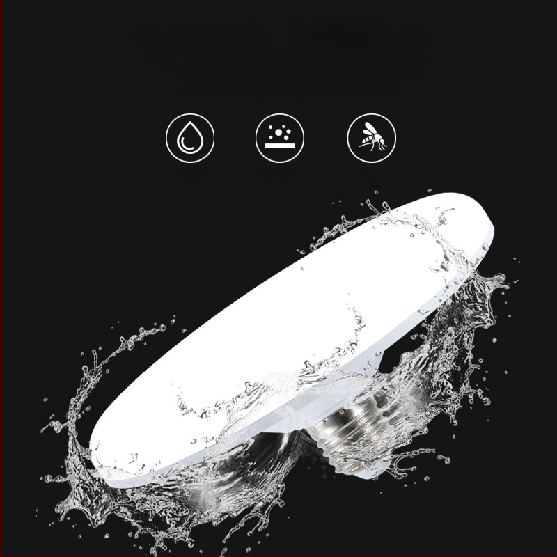 LED λαμπτήρας σε σχήμα ιπτάμενου δίσκου, βάση E27, 220V, 900 lm, δέσμη 360°, CRI 70-80