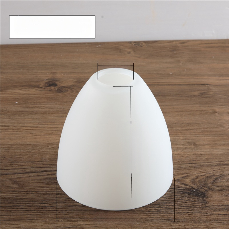 Γυάλινο αμπαζούρ για πολυέλαιο, βιδωτή βάση Ε27, μοντέλο 1 κάλυμμα