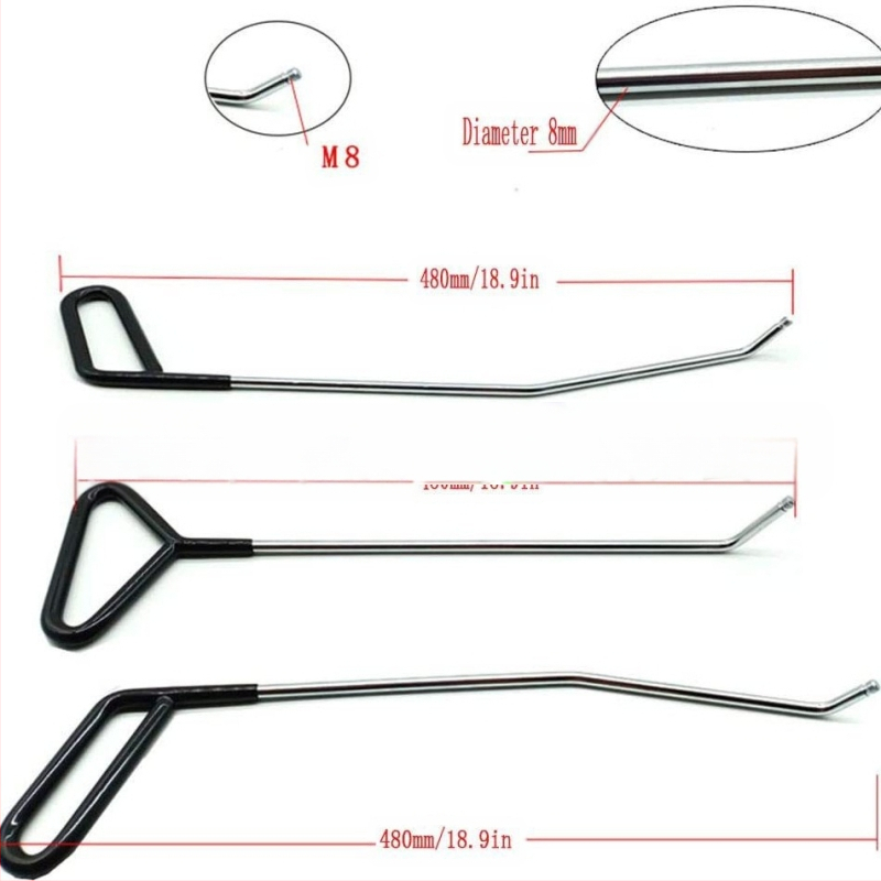 Ремонтен лост за вдлъбвания по автомобил – Материал: Alloy steel, carbon steel; Комплект: 16 части; Предназначен за автомобили и мотоциклети