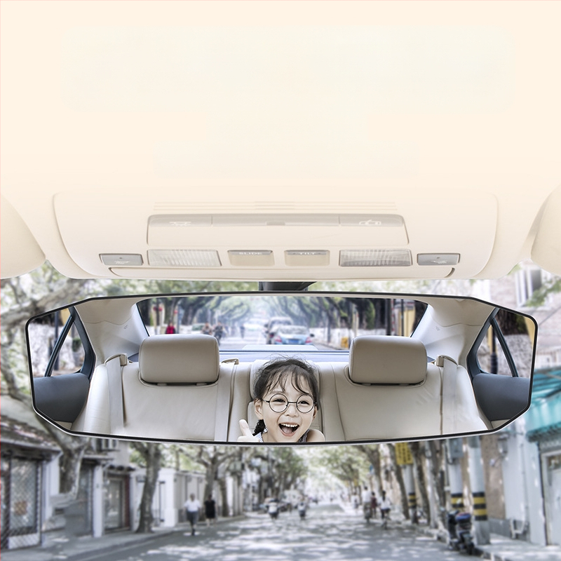 HD iekšējais auto spogulis, plašs skata leņķis, liels redzes laukums, plakana/lieca virsma, palīdzība atpakaļgaitā aklajiem stūriem