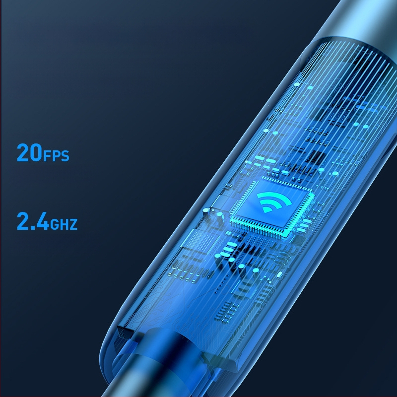 Endoskop s dvostrukim lećama za auto popravak i industrijske cijevi, model W300, 5,5 mm sonde, radna duljina 1000 mm, IP67 vodootporan, 68° vidno polje