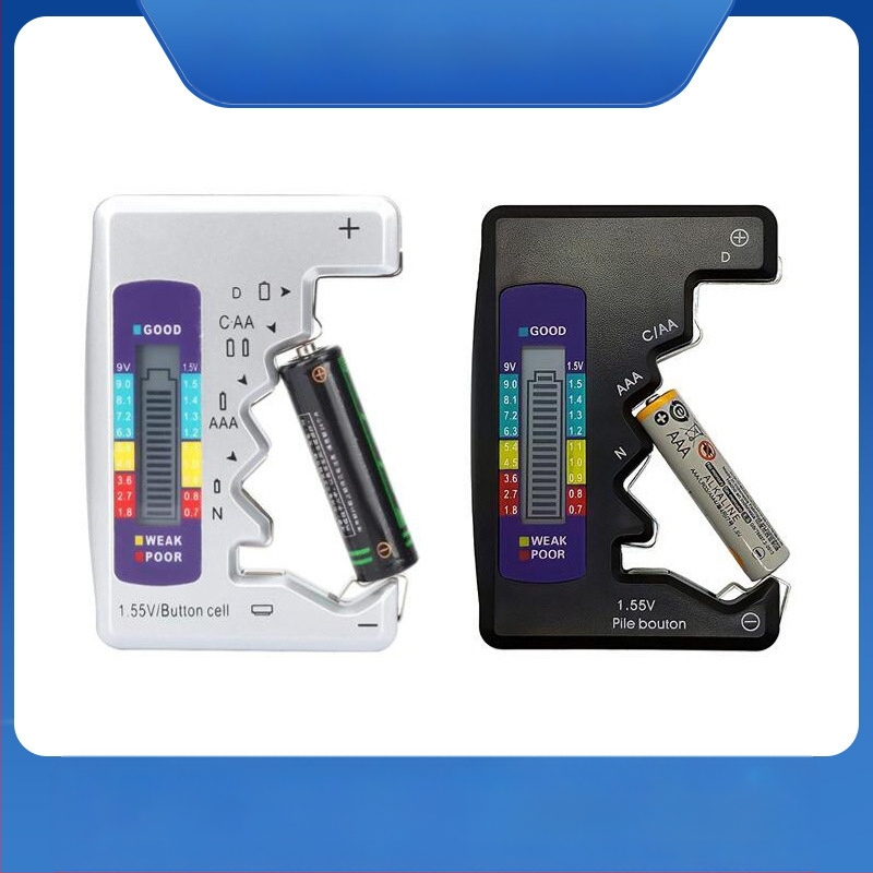 BT-886 skaitmeninis baterijų įtampos testeris su LCD ekranu, modelis BT-886, matavimo diapazonas 1.55