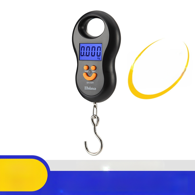 Namų nešiojamosios skaitmeninės svarstyklės DH-C023, 50 kg/10 g, elektroninis matavimas, maitinimas 2×AAA, daugiafunkcinės