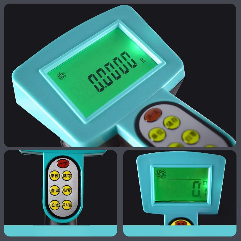 Χειροκίνητος λέιζερ μετρητής απόστασης με ψηφιακή οθόνη και ρόλος μέτρησης