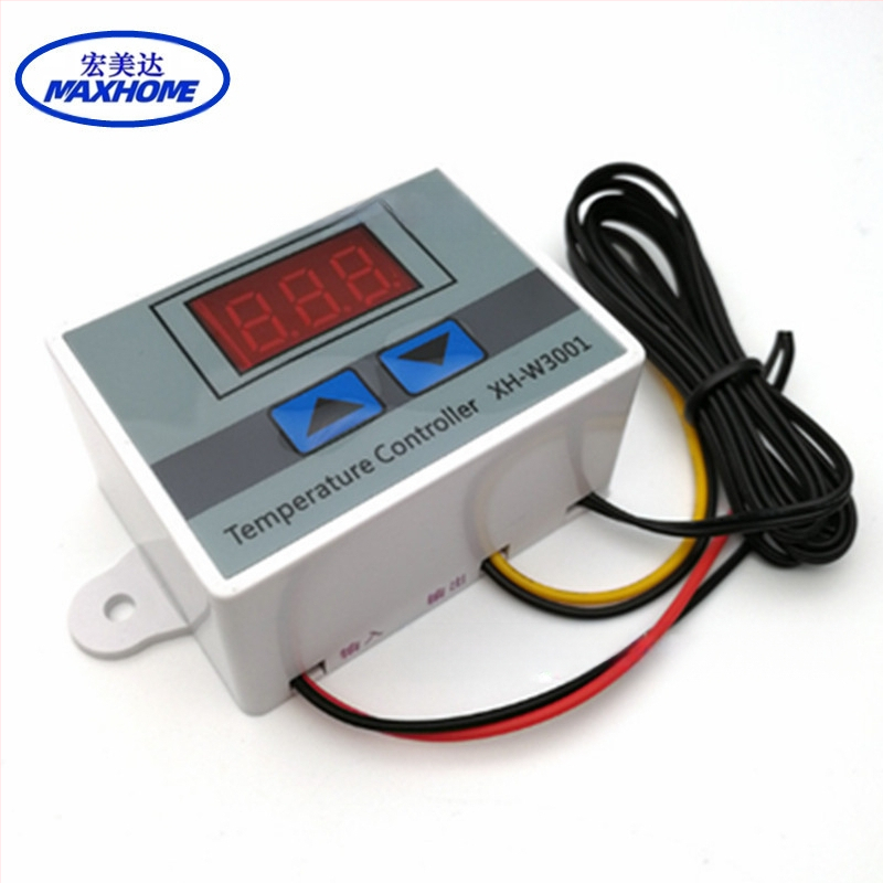 HMD-W3001 Mikroszámítógépes digitális hőmérsékletszabályozó — elektronikus hőmérséklet- és páratartalom mérő, 50–110°C tartomány, 0.1°C felbontás, 0.1°C pontosság, digitális kijelző