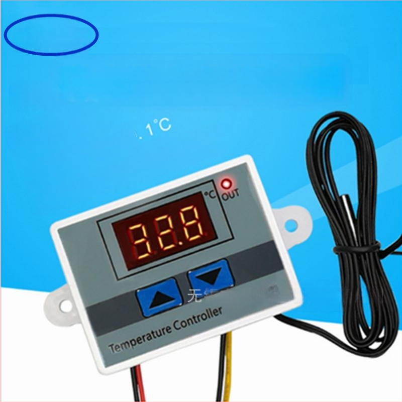 HMD-W3001 Mikroszámítógépes digitális hőmérsékletszabályozó — elektronikus hőmérséklet- és páratartalom mérő, 50–110°C tartomány, 0.1°C felbontás, 0.1°C pontosság, digitális kijelző