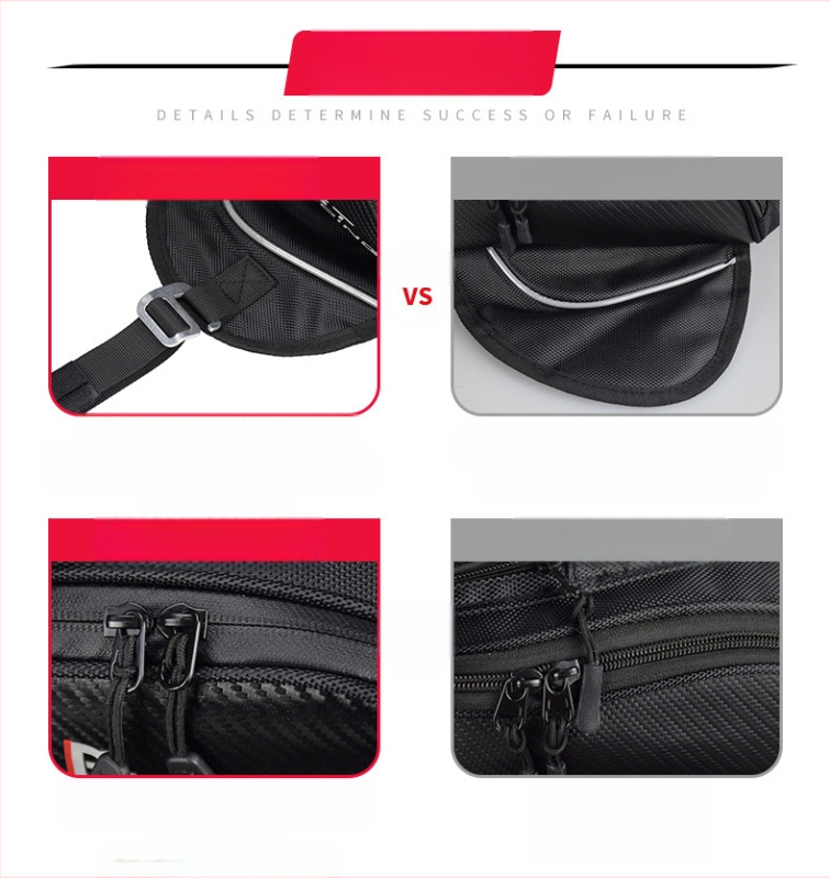 Motociklo degalų bako krepšys GR-YXB08, poliesteris, 3.7L, Ghost Racing/Devil Race, su lietaus apsauga