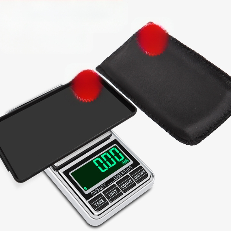 DH-938C skaitmeninis juvelyrinių dirbinių svoris, matavimo diapazonas 500 g (0,01 g) ir 1 kg (0,1 g), elektroninė pusiausvyra, veikia su 2x AAA baterijomis, ODM/OEM pritaikymas