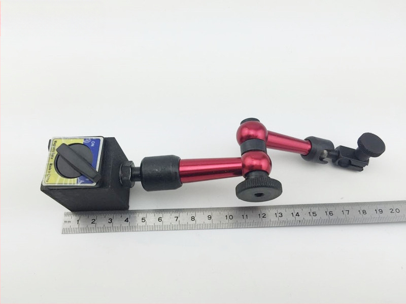 360° apsisukiamas indikatoriaus stovas, universalus matavimo priemonių laikiklis, magnetinis pagrindas