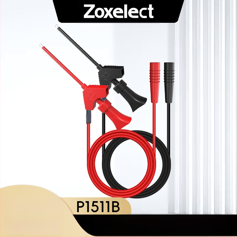 Zoxelect P1511B IC δοκιμαστικό κλιπ με καλώδιο σιλικόνης, inline 2mm άκρη μέτρησης (Υλικό: PA copper silica gel; Χρήση: Ηλεκτρονικές μετρήσεις; Παραμετροποίηση: Ναι)