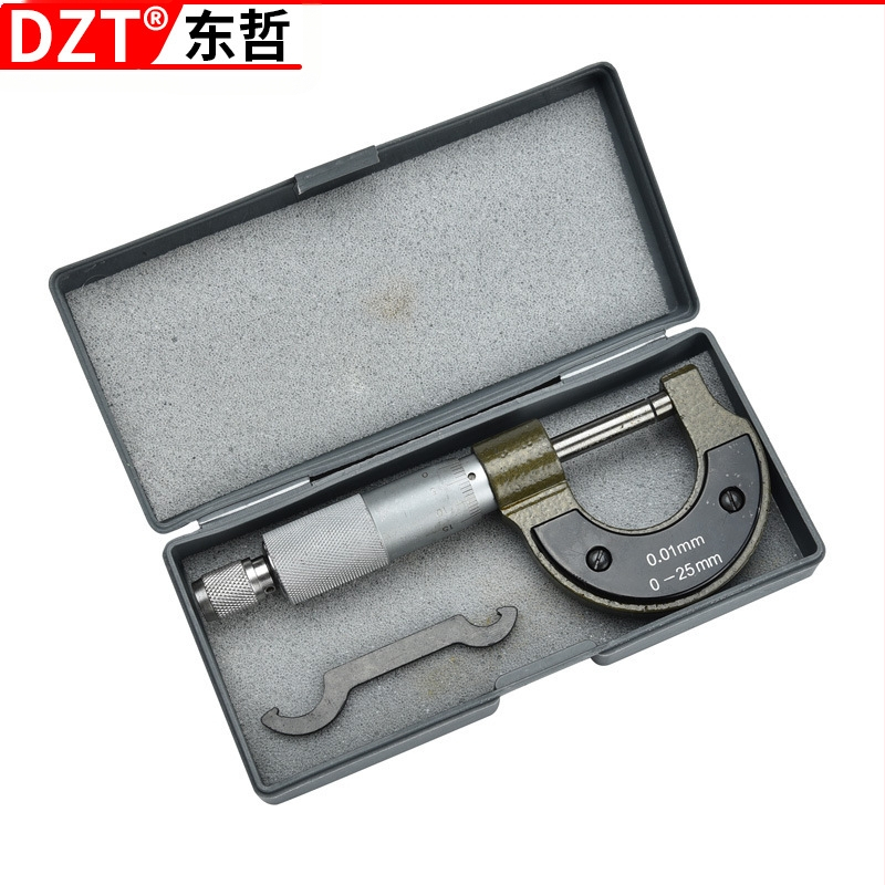 MFTOOLS Μικρομέτρο 0-25 mm με κάρτα μικρομέτρου και βερνιέρ καλιμπράρ