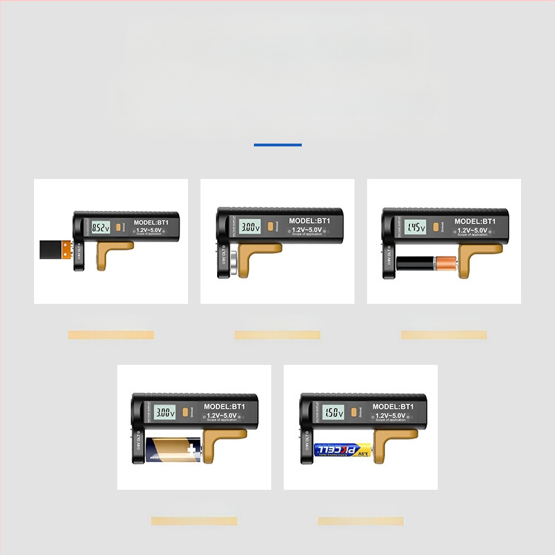 DT169 Μετρητής Τάσης Ψηφιακής Οθόνης για Ξηρές Μπαταρίες, εύρος 1.2–5.0 V, Μάρκα Far-created