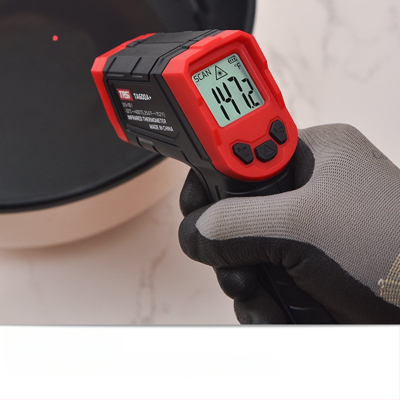 TA600A+ υπέρυθρο θερμόμετρο, τετραψήφιος display, χρόνος απόκρισης <500 s, μπαταρία 2× AAA