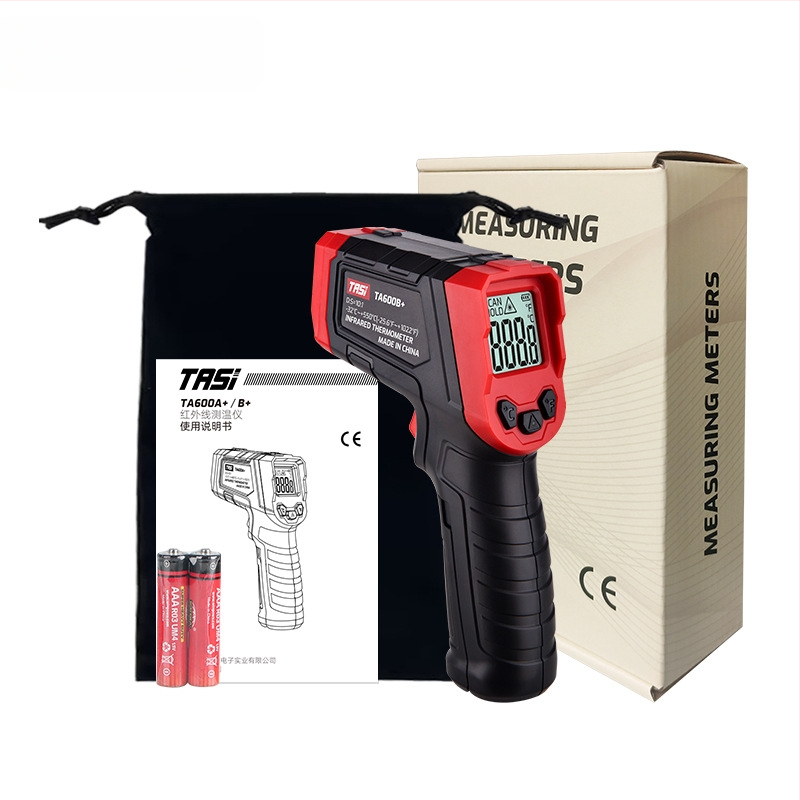 TA600A+ υπέρυθρο θερμόμετρο, τετραψήφιος display, χρόνος απόκρισης <500 s, μπαταρία 2× AAA