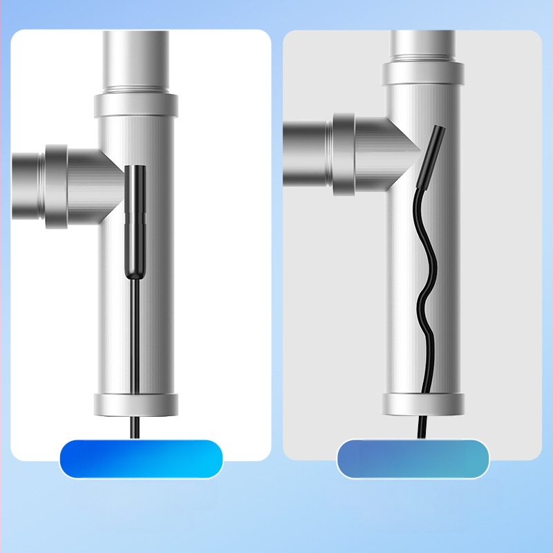 Kézben tartható ipari endoszkóp kijelzővel, IP67 vízálló, 1080p felbontás, 8,5 mm sondaátmérő, modell P008, 8 LED megvilágítás