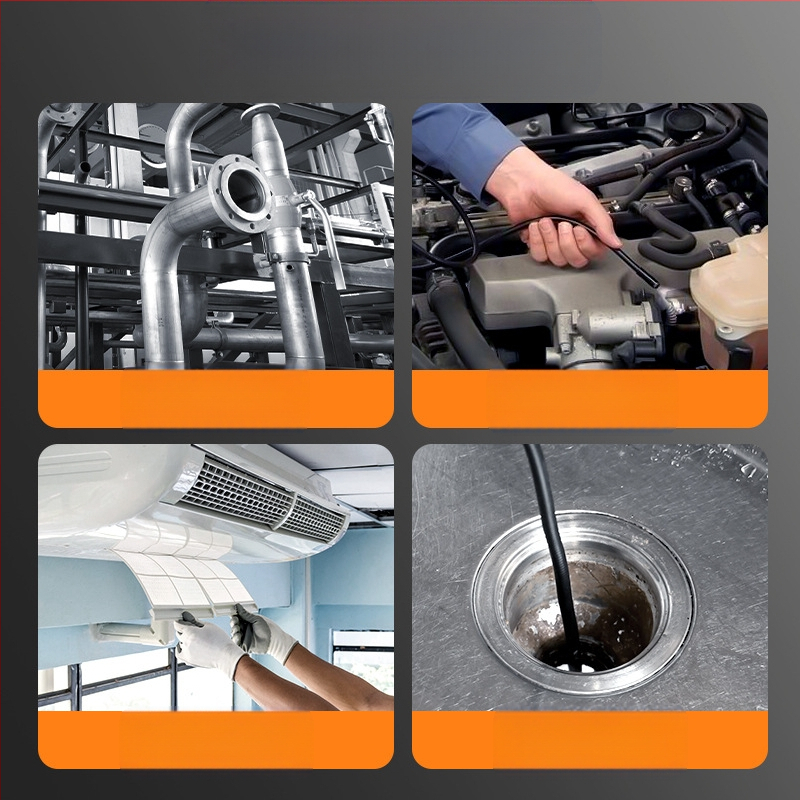 Industrijski endoskop s dvostrukim lećama, promjer sonde 8,0 mm, radna duljina 5 m, IP67 vodootpornost, LED rasvjeta, HD IPS zaslon