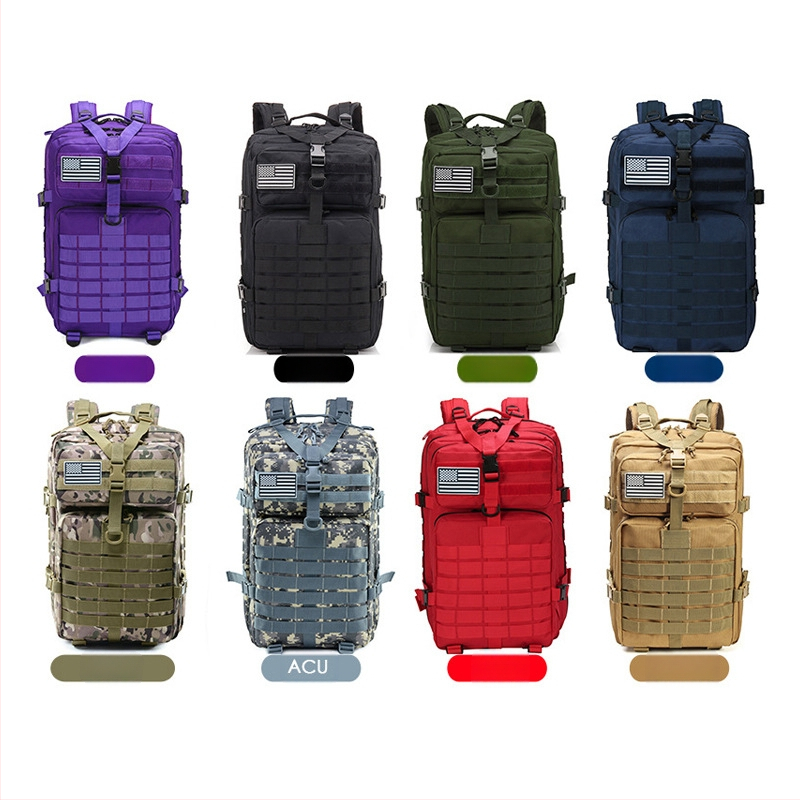 Тактическа камуфлажна раница за планински походи и каране на велосипед с мрежест джоб, модел Military bag, произход: Jinhua, Zhejiang; марка: Other