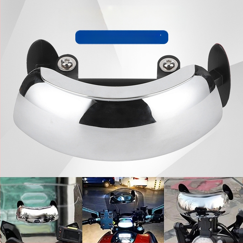 Motociklo visureigio galinio vaizdo veidrodėlis, 180° pločio kampas, stačiakampio formos, ABS, Modelis 863