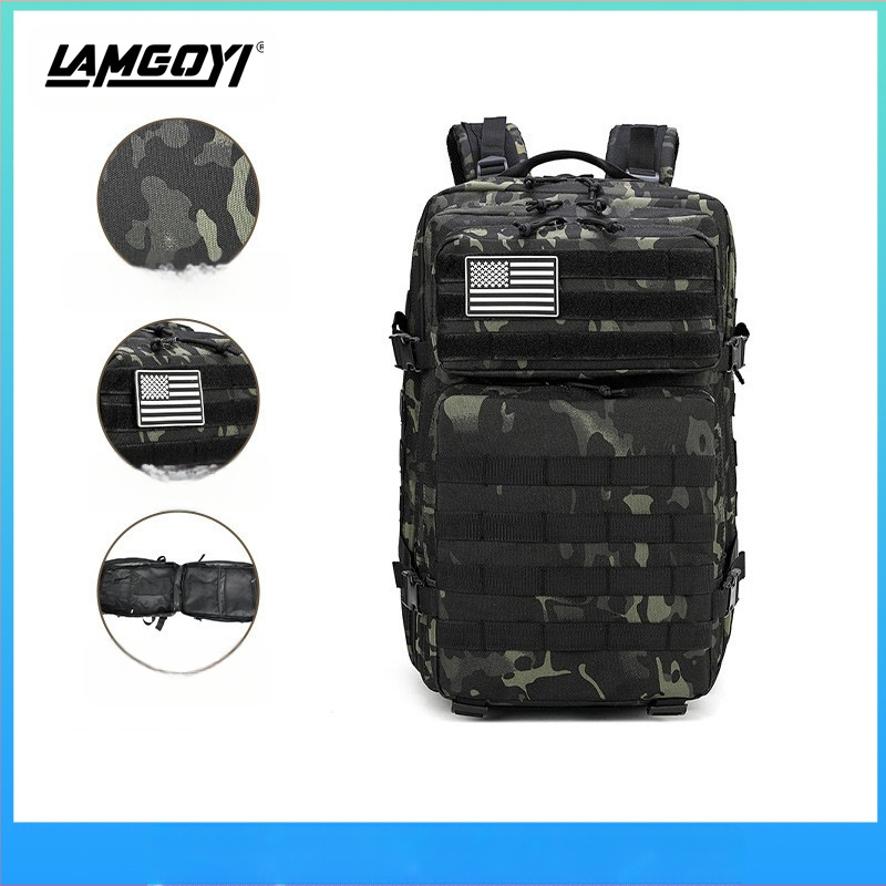 Εξωτερική τακτική τσάντα πλάτης για ταξίδια με διαχωρισμό στεγνού/υγρού, αντικλοπή, ιμάντας με αερόσφυξη, ύφασμα Oxford, κατάλληλη για άνδρες και γυναίκες