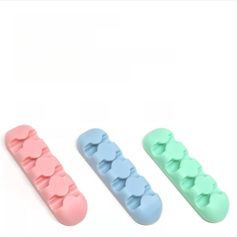 Asztali kábel rendező - öntapadó, PP anyag, kreatív stílus (Megjelenés éve: 2020; Tárolási helyszínek: asztal, hálószoba, nappali)