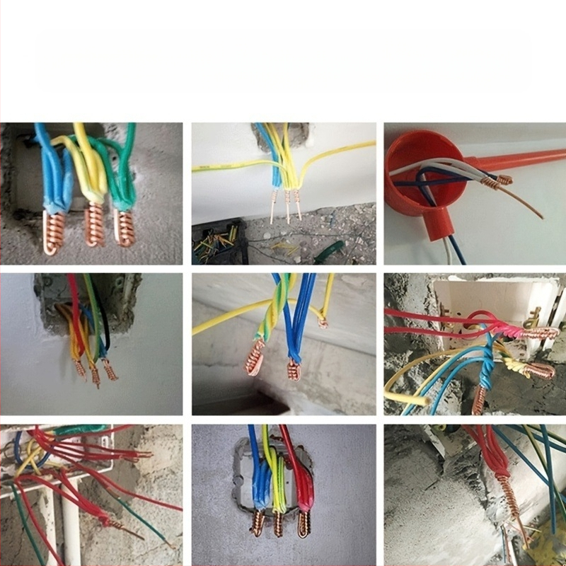 Електрически паралелен терминален конектор — без обелване, издръжлив стоманен корпус, 220V, за проводници 5-ядрени 4 мм², бърз навивач