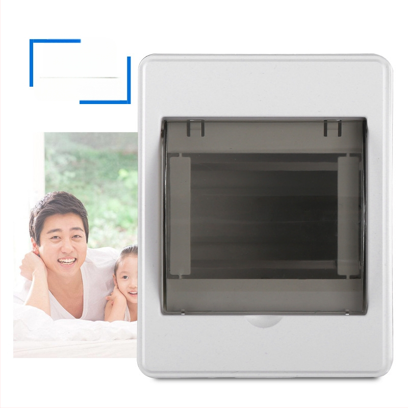 2-4 polių paviršinis montavimas ABS apsaugos dėžutė nuo srovės nutekėjimo, 63 A, CCC sertifikatas