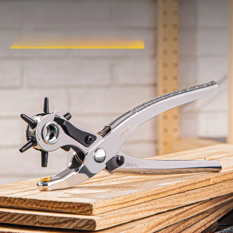 Deli Διατρητής ζωνών και δερμάτινων λωρίδων για ρολόγια – Μοντέλο 1, Ανοξείδωτος χάλυβας