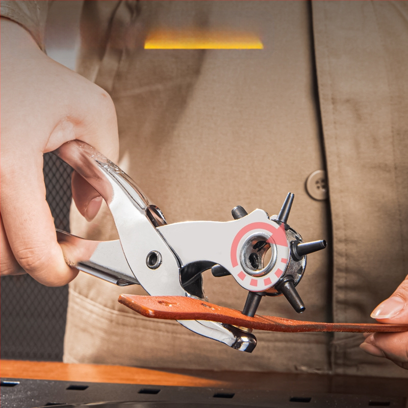 Deli Διατρητής ζωνών και δερμάτινων λωρίδων για ρολόγια – Μοντέλο 1, Ανοξείδωτος χάλυβας