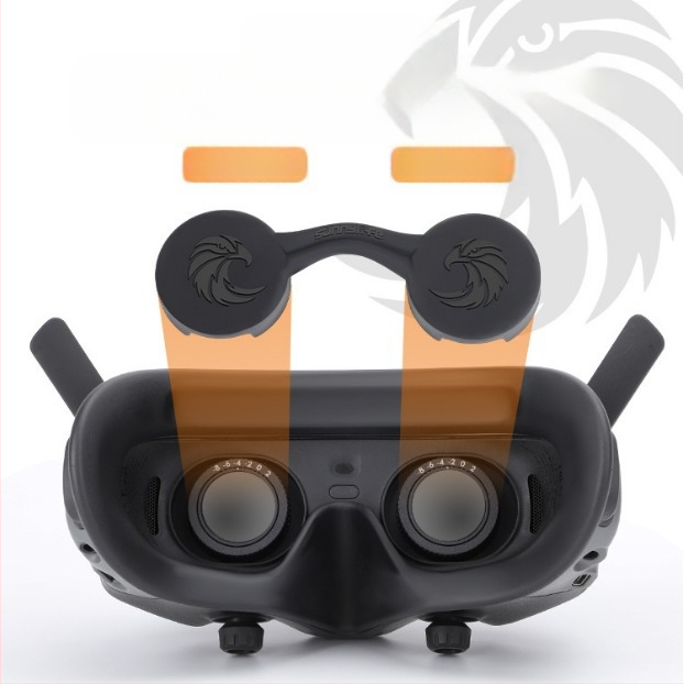 Silikona lēcu aizsargs DJI Avata Goggles 2 – putekļu izturīgs, skrāpējumiem izturīgs