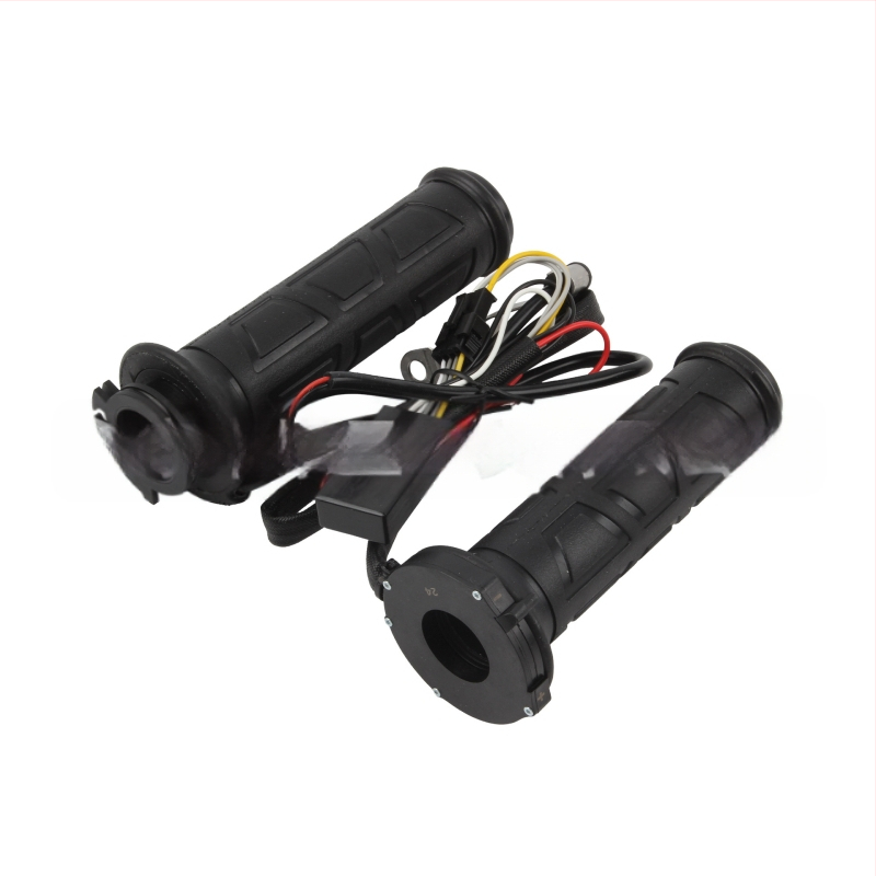 Powermotor Šildoma rankena motociklui – energijos taupymas, reguliuojama, atspari vandeniui, universali tinka, guma