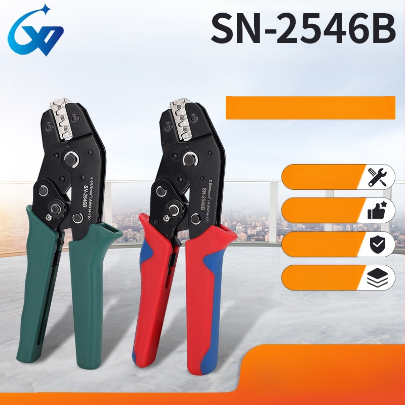 SN-2546B PV jungčių crimpa žnyplės – Chuangwei, 50# plienas, standartinis saulės energijos įrankis