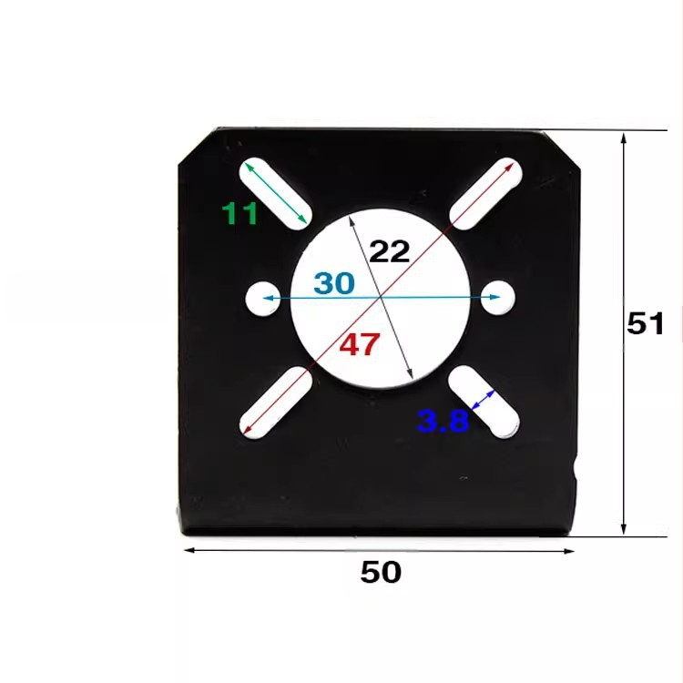 DGCANDA Variklio laikiklis 895/755/775/795, 750/850/855/875/895 serijai, 28/35/42 žingsniniai varikliai, daugybinė tvirtinimo plokštė