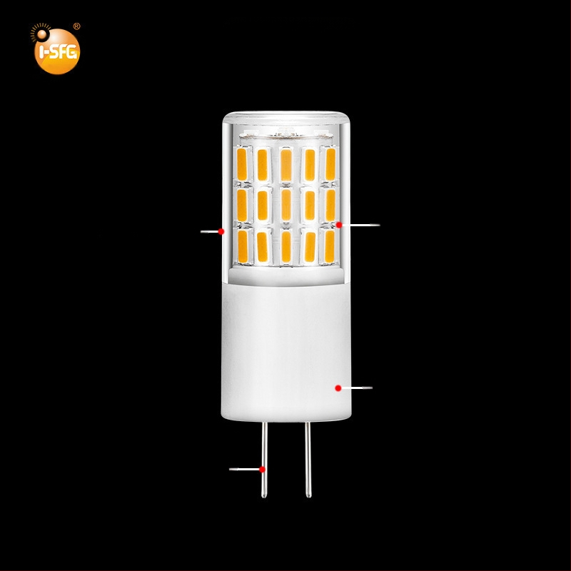 LED λαμπτήρας καλαμποκιού G4, ρυθμιζόμενος, 12-24V, 45× LED κόκκοι 4014, 360° δέσμη, 270 lm