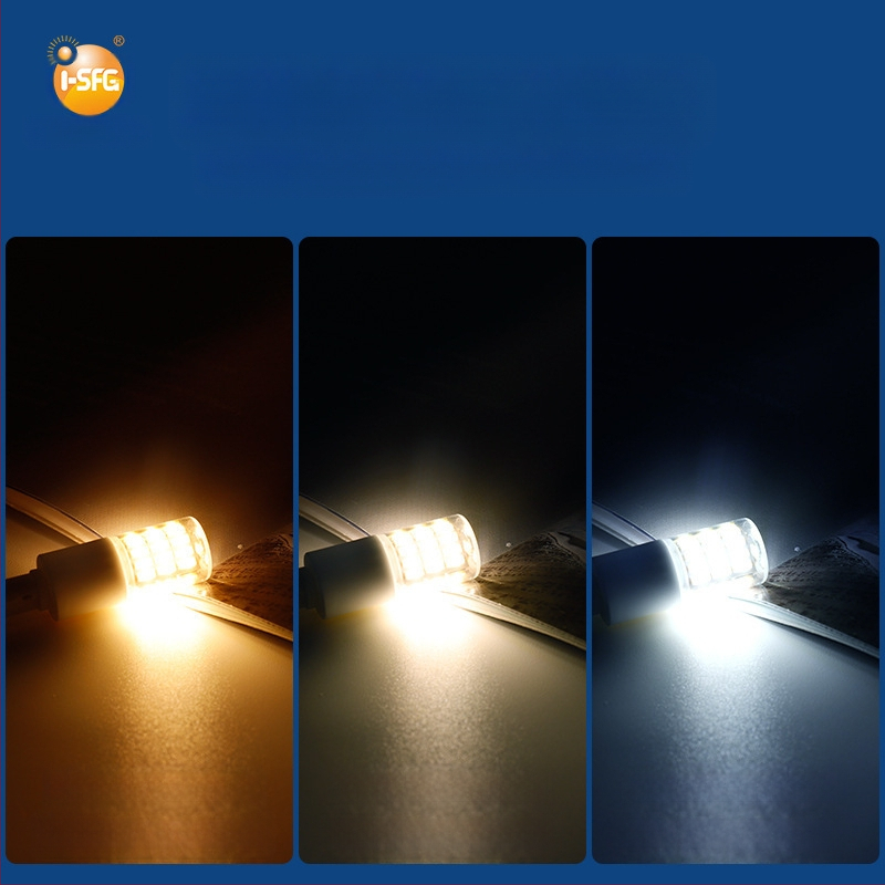 LED λαμπτήρας καλαμποκιού G4, ρυθμιζόμενος, 12-24V, 45× LED κόκκοι 4014, 360° δέσμη, 270 lm