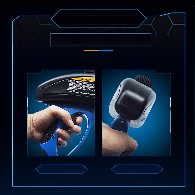 Pneumatinis smėliavimo purkštuvas stiklo graviravimui ir kapinių paminklų graviravimui, atspari korozijai, serija 1, klasifikacija 11, taikymo sritis 4