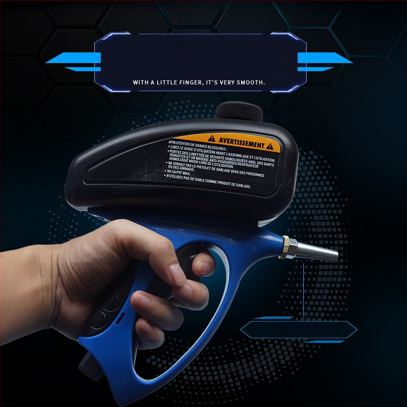 Pneumatinis smėliavimo purkštuvas stiklo graviravimui ir kapinių paminklų graviravimui, atspari korozijai, serija 1, klasifikacija 11, taikymo sritis 4