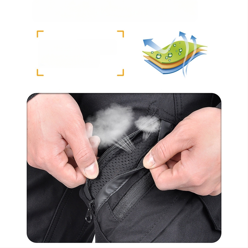 VOLERO motorkerékpáros védő nadrág kerékpározáshoz: vízálló, szélálló, lélegző, magas derék, szilikon védelem