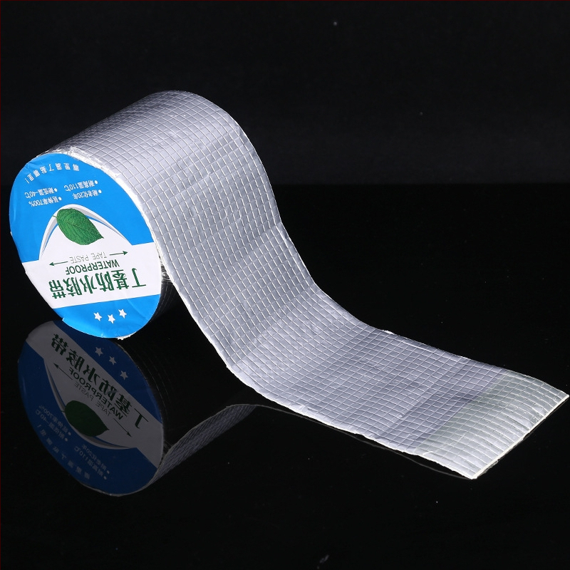 Butila ūdensizturīgā remontlente, pašlīmējoša, slāņaina, ar spalvas veida formu, jumta remontam