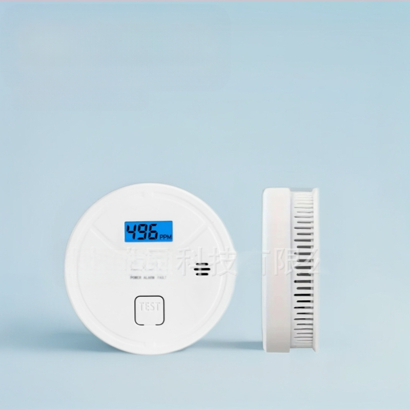 Детектор за дим и CO – комбиниран, безжично таванно монтиране, звукова аларма, 4.5V, 0–40°C