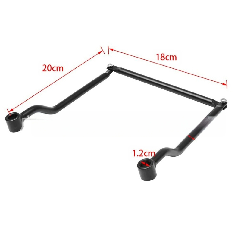 Gu Fuyou KMP24 Скоба за странична чанта на мотоциклета — висококачествено желязо — универсална съвместимост