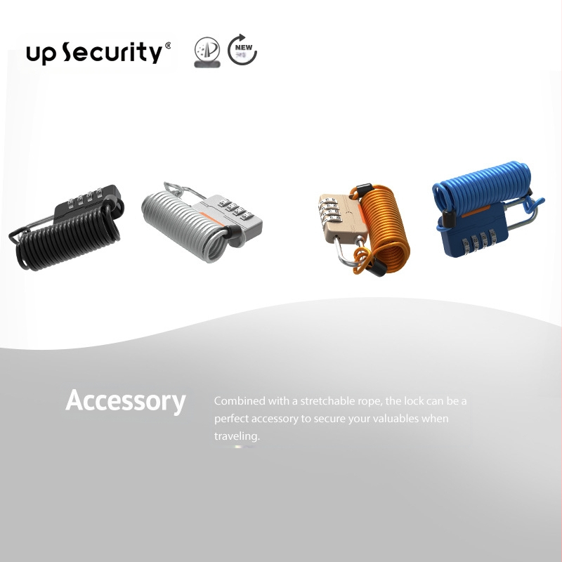 Mehanički bravu s kodom 814HP za torbe, fitness ormariće i ormariće; cinkoviti spoj; debljina zaključnog dijela 3.8 mm; razmak šipki 12 mm