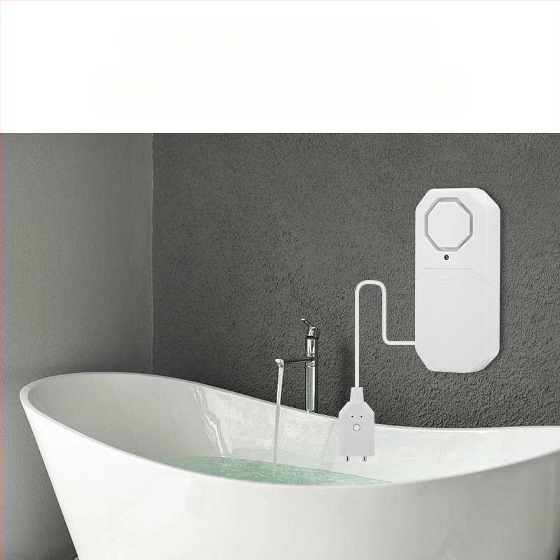 Детектор за ниво на водата с аларма WS-02, монтажен тип, безжична комуникация, аларма на място, работа на 3V