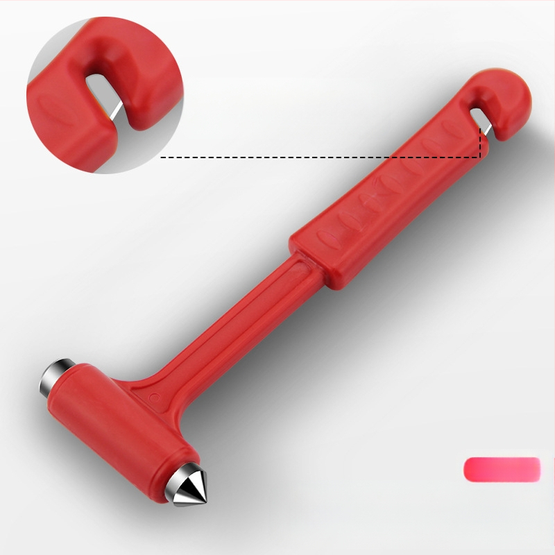 Dviejų funkcijų automobilio saugos plaktukas, ABS plastikas, 100 g, pritaikymas, licencijuota privati etiketė