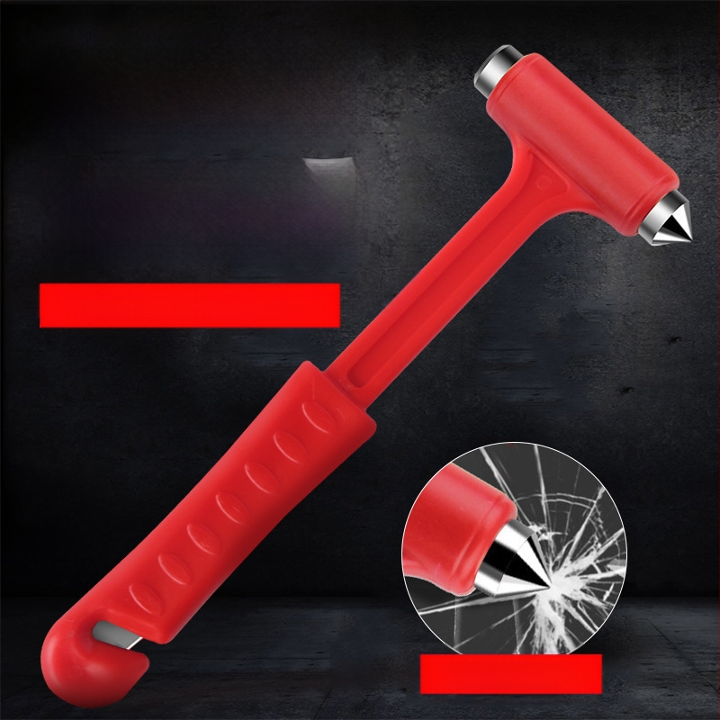 Dviejų funkcijų automobilio saugos plaktukas, ABS plastikas, 100 g, pritaikymas, licencijuota privati etiketė